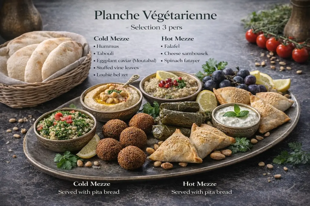 Planche Vegetarienne – Selection 3 pers