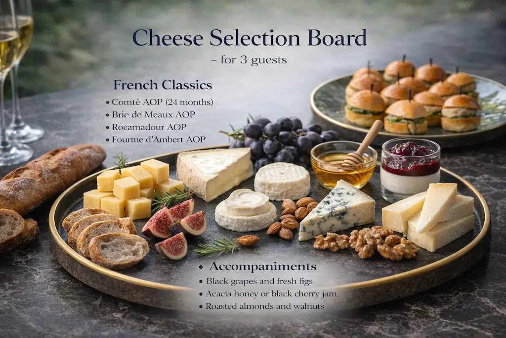 Planche de Fromages Selection -3 pers