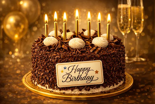 [merveilleux] Birthday Cake "le merveilleux" 4-5 pers