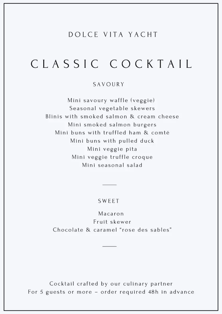 CLASSIC COCKTAIL