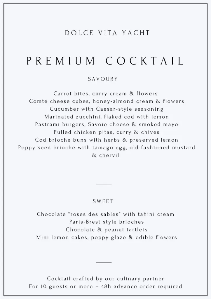 PREMIUM COCKTAIL 