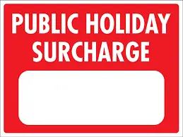 Public holidays 1.5h private cruise Felicita surcharge