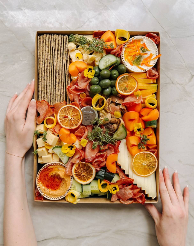 Deluxe Cheese & Charcuterie Platter - (for 5 guests)