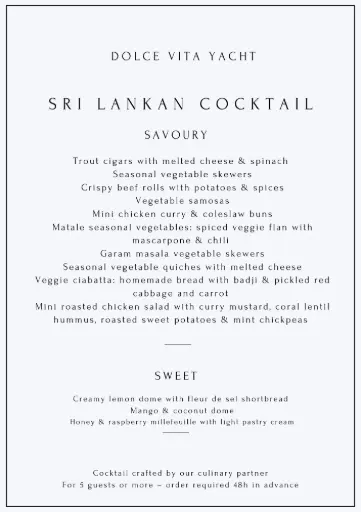 SRI LANKAN COCKTAIL