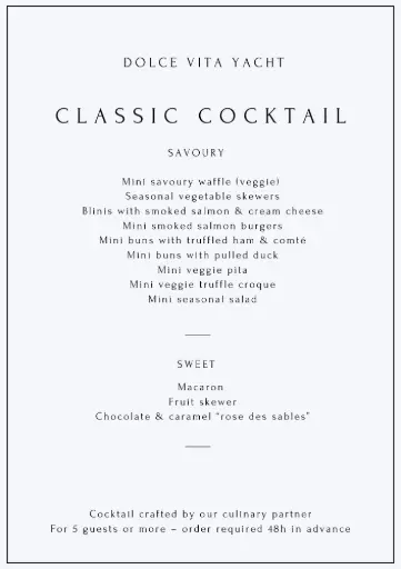 CLASSIC COCKTAIL